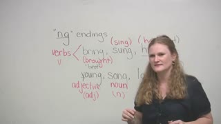 English Pronunciation – Words ending in NG