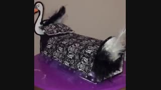 #ساخت تخت داچس سوان برای عروسک#