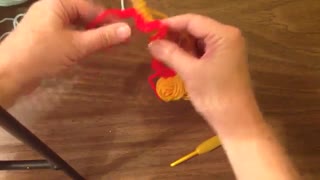 کلاهی زیبا بابافت اریب