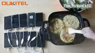 جوش آوردن آب با Oukitel K10000