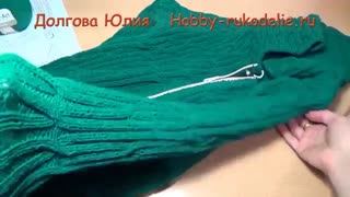 بافت کت کلاهی زیبا2