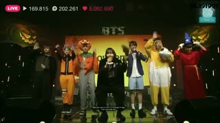 V app BTS Halloween Party part 3 - Introduce