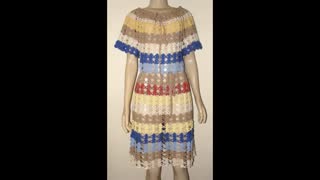 بافت پیراهنی قلاببافی برای خانمها2