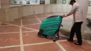 زمین شوی صنعتی - اسکرابر باطری دار - دستگاه کف شوی
