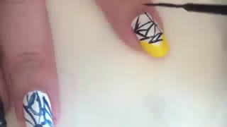 U-KISS Standing Still Kpop Nail Art