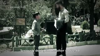 سیگار کشیدن نوجوان 12 ساله !!!