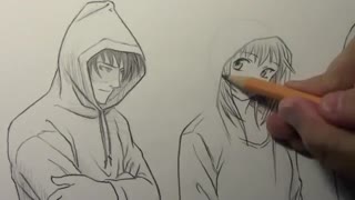 How to draw anime girl and boy