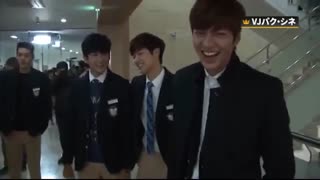 پشت صحنه اصلی و اورجینال وارثان 72 ( لی مین هو )  مسخره کردن کیم تان