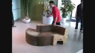 طراحی صندلی جالب (تغیر شکل متنوع)