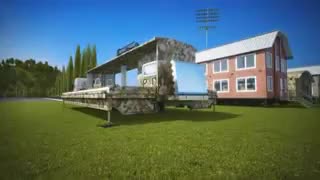 ویلای آماده در پشت کامیون (نسل جدید کاروان ها)