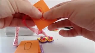 #ساخت 4 مدل دمپایی برای عروسک#