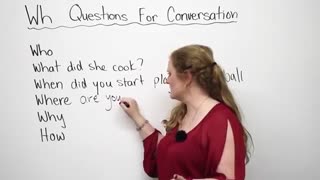 Improve your conversation skills with WH questions