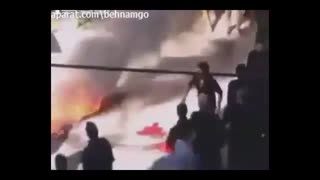 سوختن دلخراش پسربچه در آتش.محرم.!