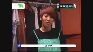 INFINITE - Clean Dorm - Lee Sung Jong- Getting Mad Cut (تمیز کردن خوابگاه اینفینیت)