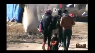 دختر کوچولویی که خادم زائرین اربعین است
