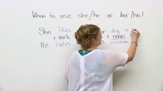 Basic English Grammar: Pronouns – SHE, HER, HE, HIS