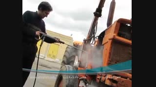 دستگاه شستشوی فشارقوی- شوینده پر فشار صنعتی- واترجت بنزینی
