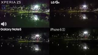 مقایسه فیلمبرداری Note5، iPhone 6s، G4 و Z5