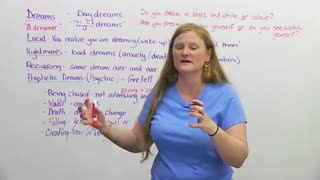 How to talk about DREAMS in English