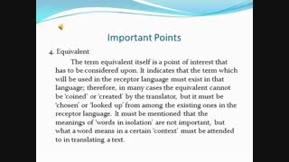 Translation Lessons - English Version