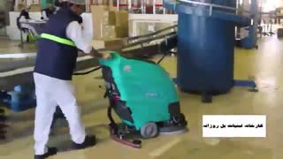 زمینشوی دستی باطری دار - کف شوی صنعتی بدون راننده