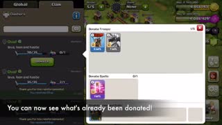 قابلیت دونیت کردن طلسم به کلن کسل دیگران