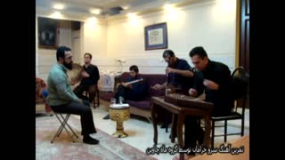 تمرین آهنگ سروخرامان توسط گروه ماه چاوین به خوانندگی متین رضوانی پور