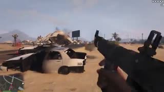 دانلود مد آمدن نیرو های مجهز به جت و تانک بعد از 5 ستاره شدن بازی GTA V