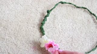 ایده ساخت تاج گل