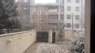 قزوین سفید پوش شد!!!