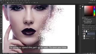 آموزش از هم پاشیده کردن تصویر در فتوشاپ