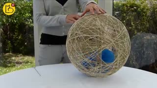 ایده لامپ با نخ