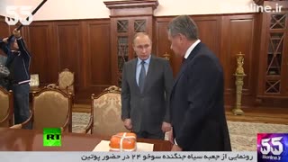 رونمایی از جعبه سیاه جنگنده سوخو 24 در حضور پوتین