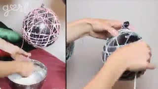 DIY,,,Decorative Yarn Orbs