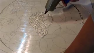 ایده ساختن زیربشقابی با چسب حرارتی