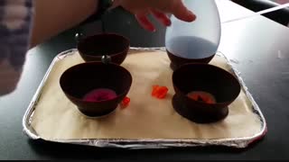 آموزش درست کردن کاسه شکلاتی