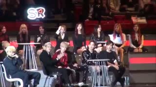151202 MAMA - GOT7 reaction to SAN E performance
