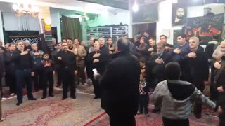 هییت افتریهای مقیم تهران شب شهادت حضرت امام رضا (ع)