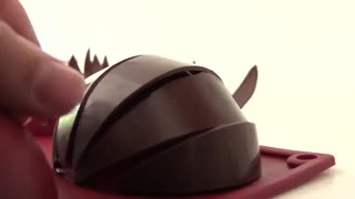 دسر گل های شکلاتی