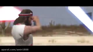 جنگ مایکل و ترور با شمشیر لیزری(طنز)