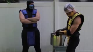 چالش با آب یخ با اسکورپین و ساب زیرو