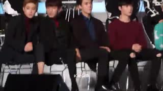 واکنش exo  به ورود Snsd  TaeTiSeo  و برد snsd