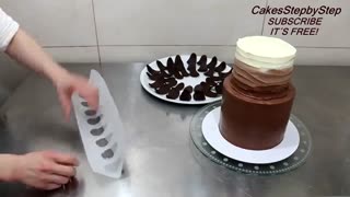 تزیین کیک با شکلات