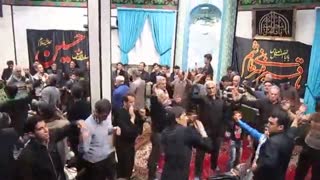 مراسم عزاداری شام غریبان حضرت رسول اکرم (ص) وامام حسن (ع)