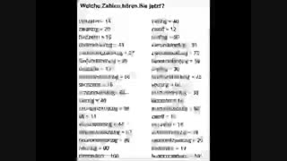 نمونه ویدیو تمرین  Hören