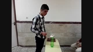 کلیپی از قانون اول نیوتون