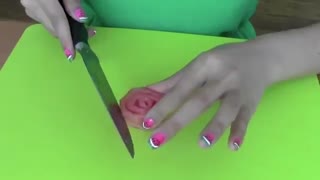 آموزش تزئین هندونه به شکل گل رز