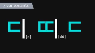 آموزش الفبای زبان کره ، قسمت 2