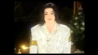 پیام تبریک و پیغام مایکل جکسون به مردم  در سال 2002 کریسمس