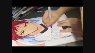 Kuroko no basket_drawing akashi seijuro